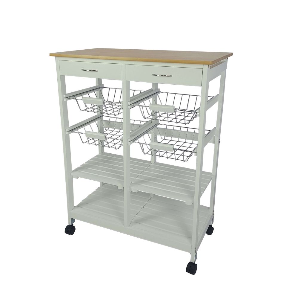 Verdulero frutero 4 cestas + 4 baldas 67x37x87 tapa de madera Verdulero frutero 4 cestas + 4 baldas 67x37x87 tapa de madera