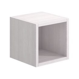 Meyvaser Mueble de salón y TV Conjunto muebles de salón apilable 301 Cm Ancho Color madera y blanco