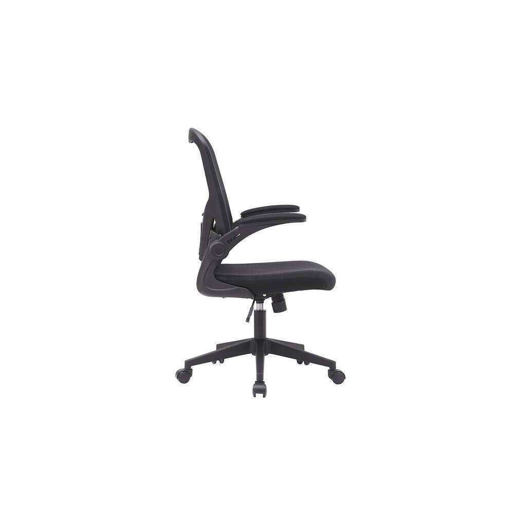 Silla de Oficina Ergonómica con Respaldo en Tejido 3D Negro, Ajustable en Altura - Medidas 63x58x99,5-190,5 cm