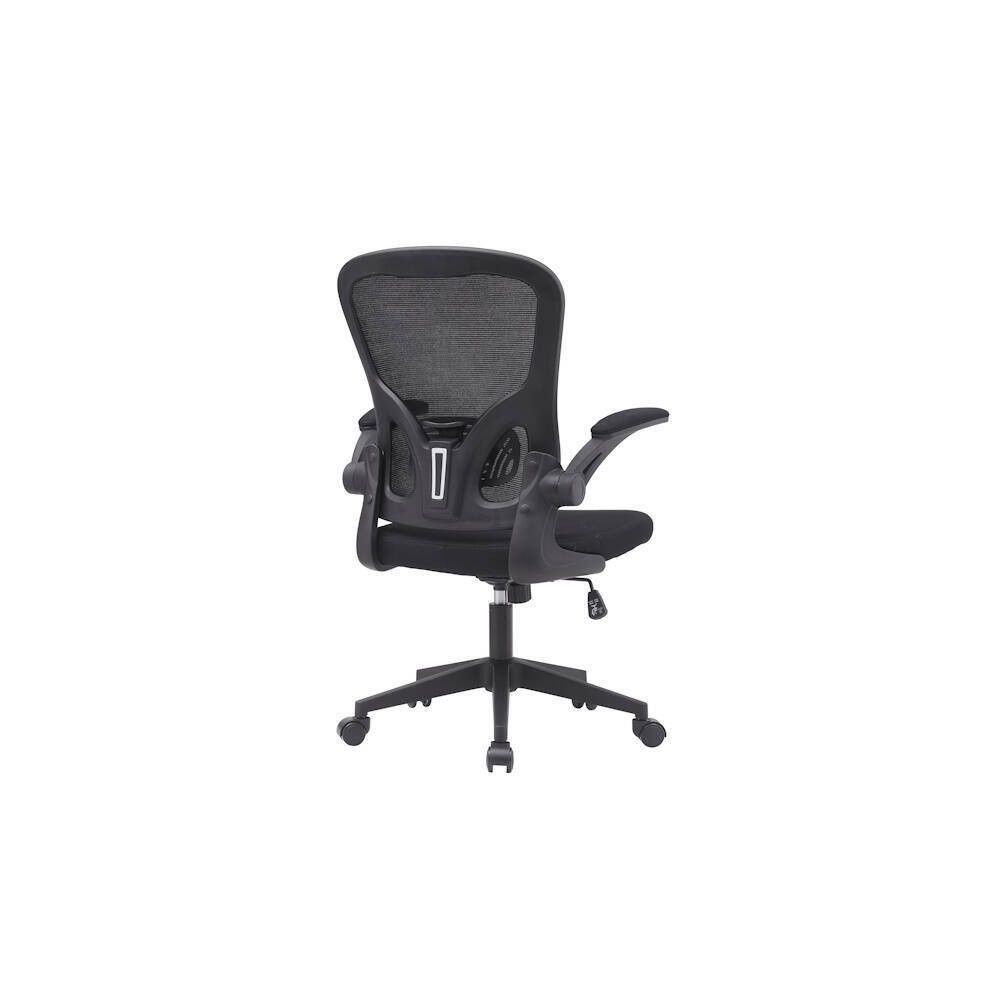 Silla de Oficina Ergonómica con Respaldo en Tejido 3D Negro, Ajustable en Altura - Medidas 63x58x99,5-190,5 cm