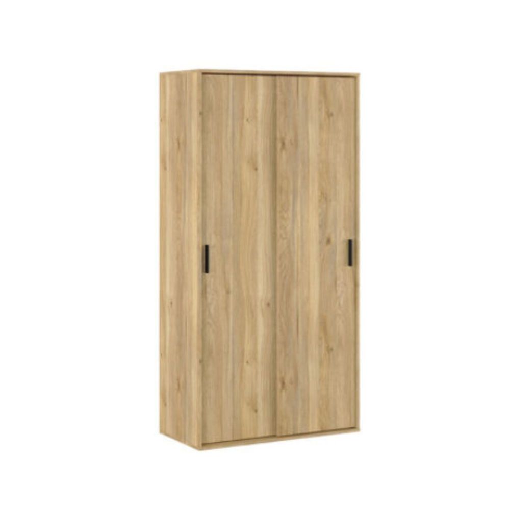Meyvaser Armario ropero Para dormitorio con 2 puertas correderas Color Mauvella 200x100x50 Cm